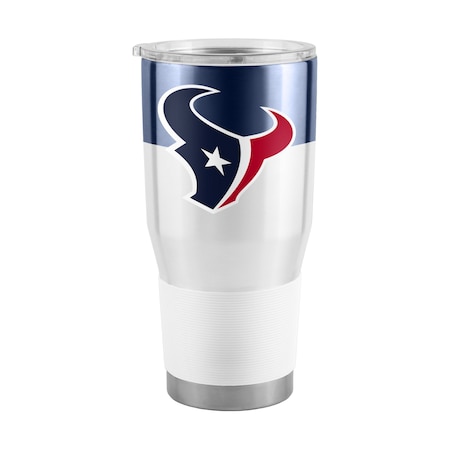 Logo Brands Houston Texans 30oz Colorblock Stainless Tumbler 613-S30T-11